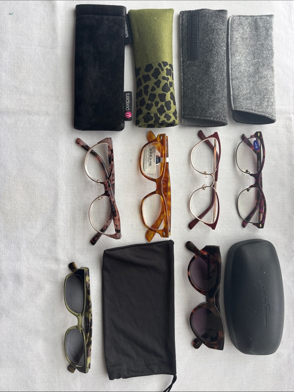 Assorted Women's Reading & Sunglasses reading glasses. All 4.0 strength